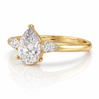 14k Gold Celeste Pear  Ring