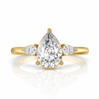 14k Gold Celeste Pear  Ring