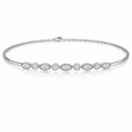 14K White Gold Eterna Diamond Tennis Bracelet