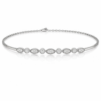 14K White Gold Eterna Diamond Tennis Bracelet