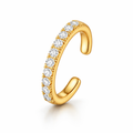 14K Gold Diamond Ear Cuff
