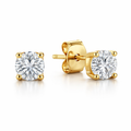 14K Gold Lab Diamond Stud Earrings – 0.50ct
