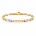 14K Gold Lab Diamond Tennis Bracelet